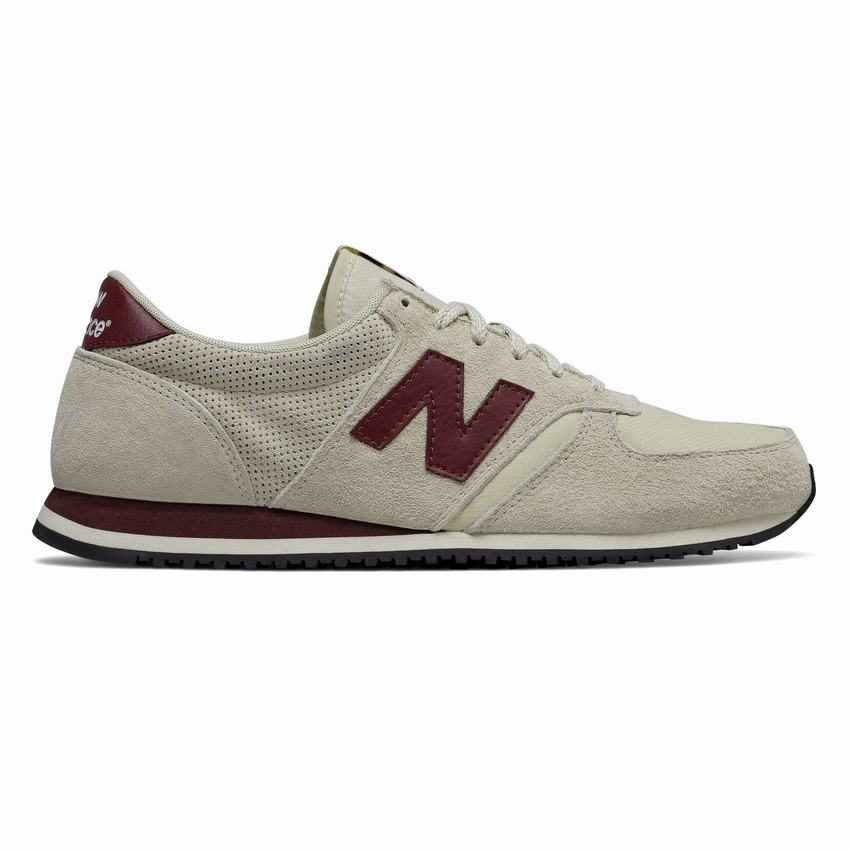 new balance 420 burgundy suede sneakers